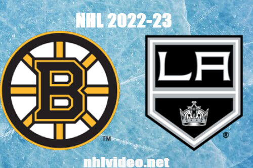 Boston Bruins vs Los Angeles Kings Full Game Replay Jan 5, 2023 NHL