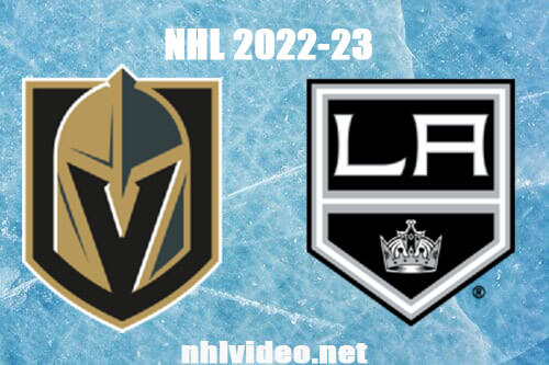 Vegas Golden Knights vs Los Angeles Kings Full Game Replay Dec 27, 2022 NHL