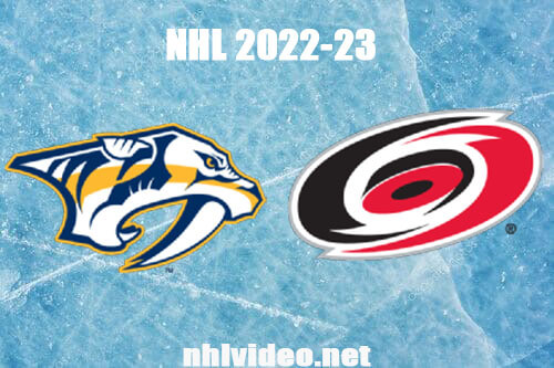 Nashville Predators vs Carolina Hurricanes Full Game Replay Jan 5, 2023 NHL