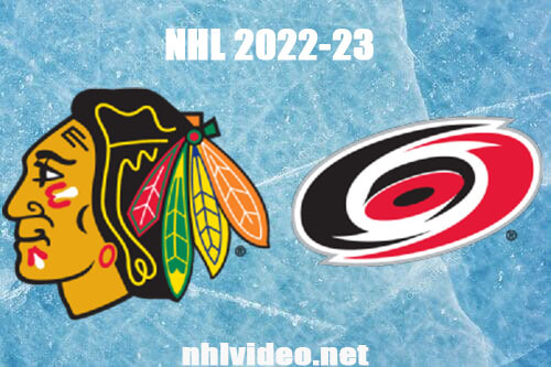 Chicago Blackhawks vs Carolina Hurricanes Full Game Replay Dec 27, 2022 NHL