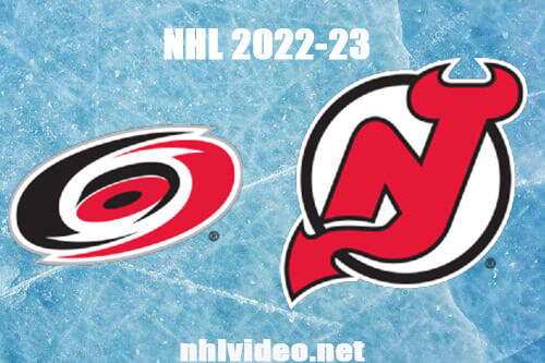 Carolina Hurricanes vs New Jersey Devils Full Game Replay Jan 1, 2023 NHL