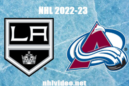 Los Angeles Kings vs Colorado Avalanche Full Game Replay Dec 29, 2022 NHL