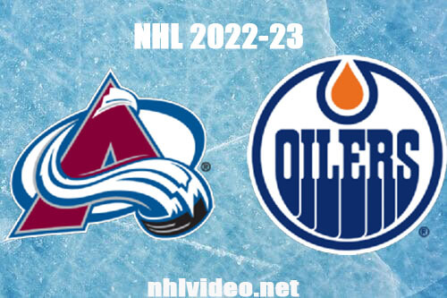 Colorado Avalanche vs Edmonton Oilers Full Game Replay Jan 7, 2023 NHL
