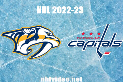 Nashville Predators vs Washington Capitals Full Game Replay Jan 6, 2023 NHL