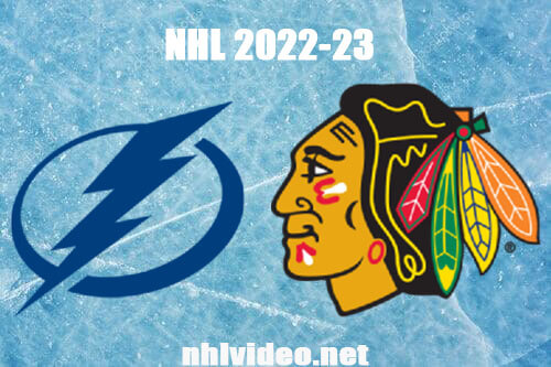 Tampa Bay Lightning vs Chicago Blackhawks Full Game Replay Jan 3, 2023 NHL