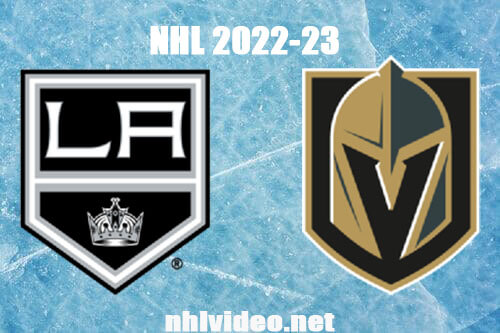 Los Angeles Kings vs Vegas Golden Knights Full Game Replay Jan 7, 2023 NHL