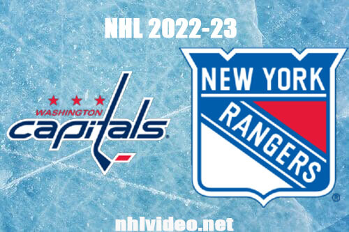 Washington Capitals vs New York Rangers Full Game Replay Dec 27, 2022 NHL