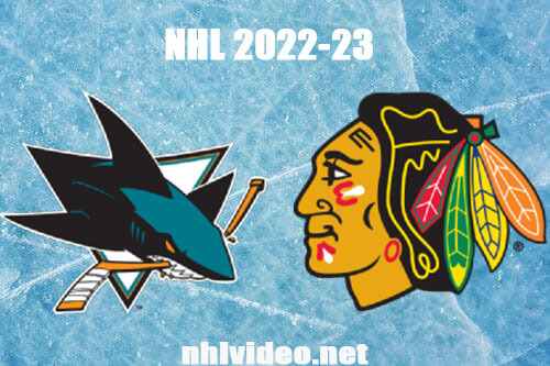 San Jose Sharks vs Chicago Blackhawks Full Game Replay Jan 1, 2023 NHL