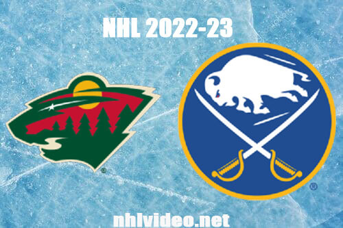 Minnesota Wild vs Buffalo Sabres Full Game Replay Jan 7, 2023 NHL