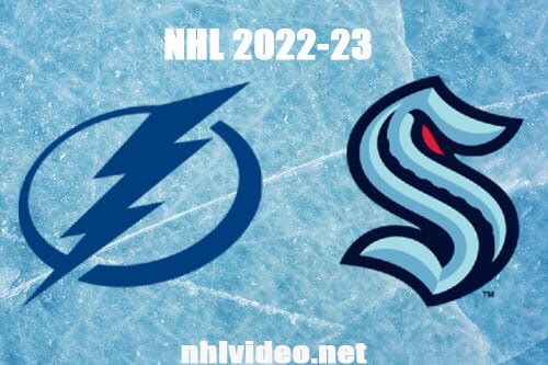 Tampa Bay Lightning vs Seattle Kraken Full Game Replay Jan 16, 2023 NHL