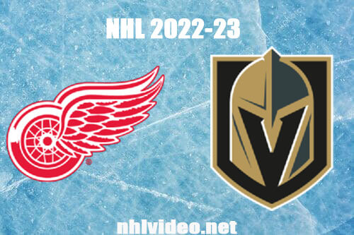 Detroit Red Wings vs Vegas Golden Knights Full Game Replay Jan 19, 2023 NHL