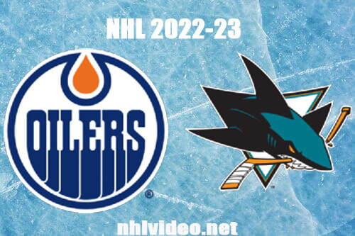Edmonton Oilers vs San Jose Sharks Full Game Replay Jan 13, 2023 NHL