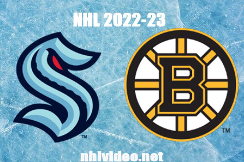 Seattle Kraken vs Boston Bruins Full Game Replay Jan 12, 2023 NHL