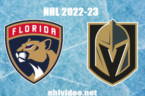 Florida Panthers vs Vegas Golden Knights Full Game Replay Jan 12, 2023 NHL