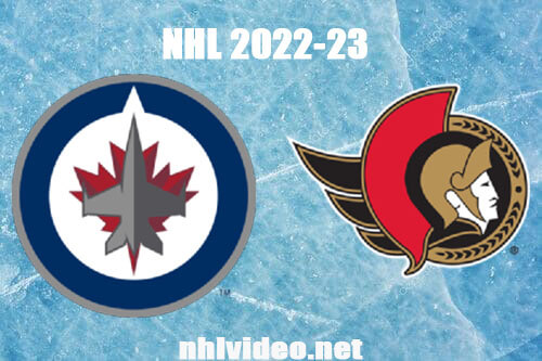 Winnipeg Jets vs Ottawa Senators Full Game Replay Jan 21, 2023 NHL