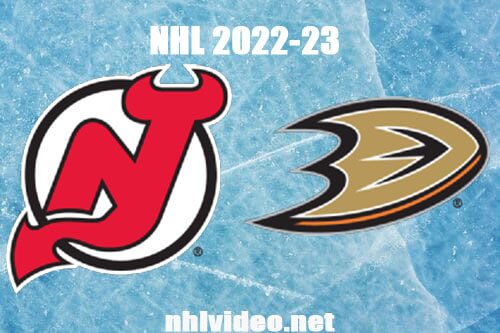 New Jersey Devils vs Anaheim Ducks Full Game Replay Jan 13, 2023 NHL