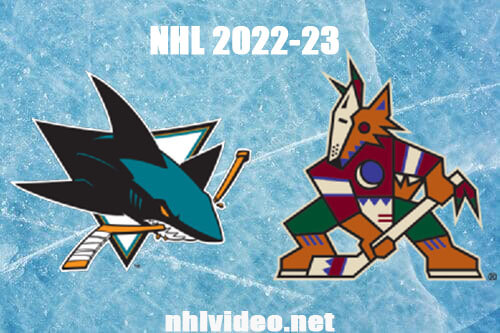 San Jose Sharks vs Arizona Coyotes Full Game Replay Jan 10, 2023 NHL