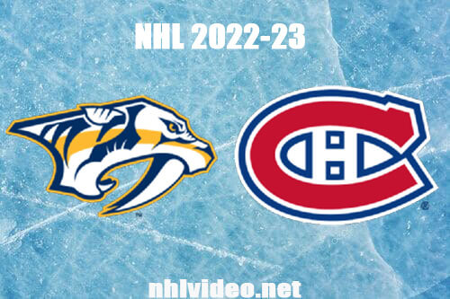 Nashville Predators vs Montreal Canadiens Full Game Replay Jan 12, 2023 NHL