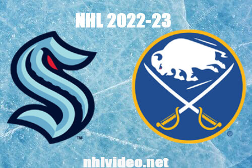 Seattle Kraken vs Buffalo Sabres Full Game Replay Jan 10, 2023 NHL