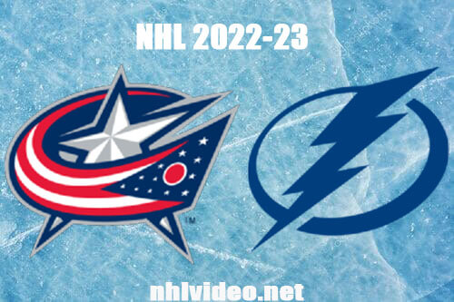 Columbus Blue Jackets vs Tampa Bay Lightning Full Game Replay Jan 10, 2023 NHL