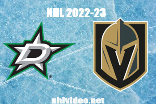 Dallas Stars vs Vegas Golden Knights Full Game Replay Jan 16, 2023 NHL