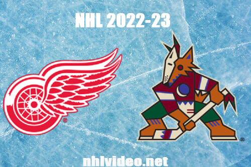 Detroit Red Wings vs Arizona Coyotes Full Game Replay Jan 17, 2023 NHL