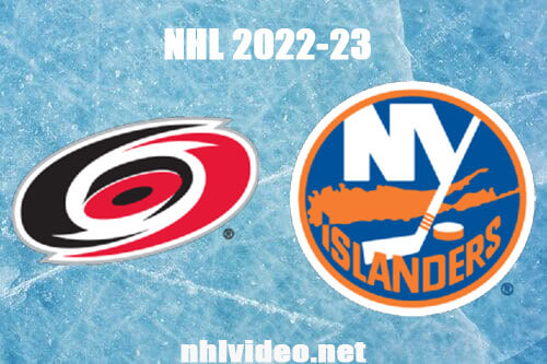 Carolina Hurricanes vs New York Islanders Full Game Replay Jan 21, 2023 NHL Live Stream