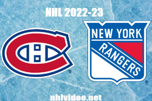 Montreal Canadiens vs New York Rangers Full Game Replay Jan 15, 2023 NHL