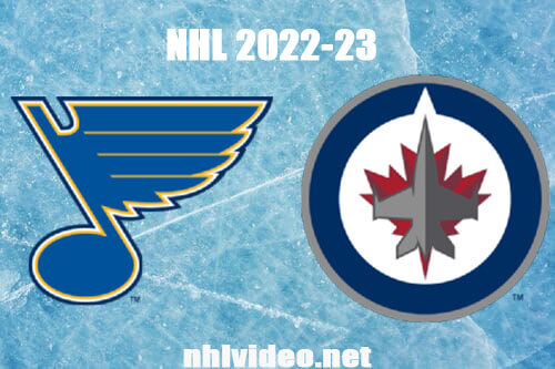 St. Louis Blues vs Winnipeg Jets Full Game Replay Jan 30, 2023 NHL Live Stream