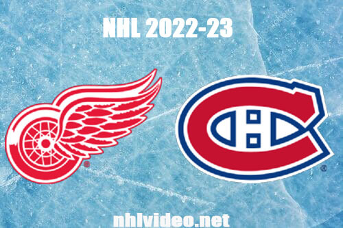 Detroit Red Wings vs Montreal Canadiens Full Game Replay Jan 26, 2023 NHL Live Stream
