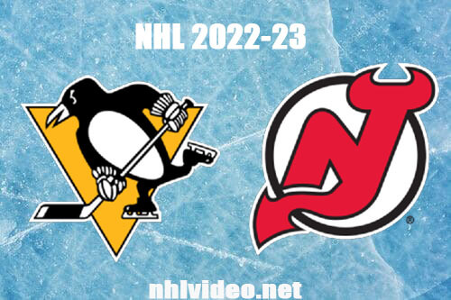 Pittsburgh Penguins vs New Jersey Devils Full Game Replay Jan 22, 2023 NHL Live Stream
