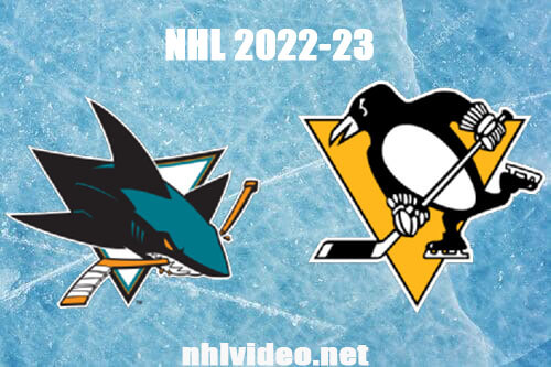 San Jose Sharks vs Pittsburgh Penguins Full Game Replay Jan 28, 2023 NHL Live Stream