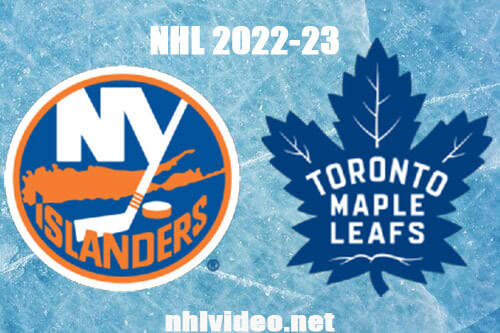 New York Islanders vs Toronto Maple Leafs Full Game Replay Jan 23, 2023 NHL Live Stream