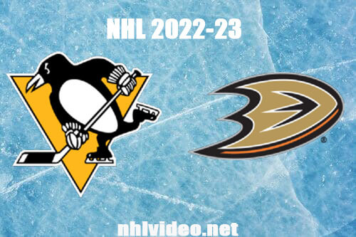 Pittsburgh Penguins vs Anaheim Ducks Full Game Replay Feb 10, 2023 NHL Live Stream