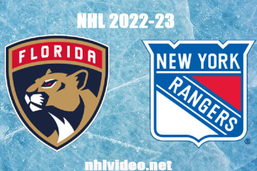 Florida Panthers vs New York Rangers Full Game Replay Jan 23, 2023 NHL Live Stream