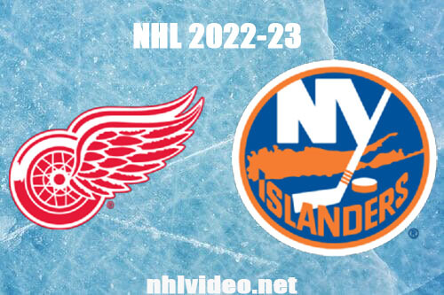 Detroit Red Wings vs New York Islanders Full Game Replay Jan 27, 2023 NHL Live Stream