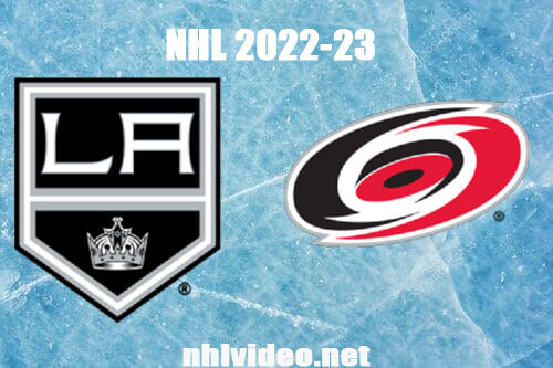 Los Angeles Kings vs Carolina Hurricanes Full Game Replay Jan 31, 2023 NHL Live Stream