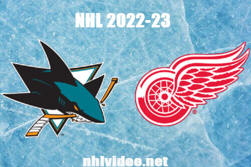 San Jose Sharks vs Detroit Red Wings Full Game Replay Jan 24, 2023 NHL Live Stream