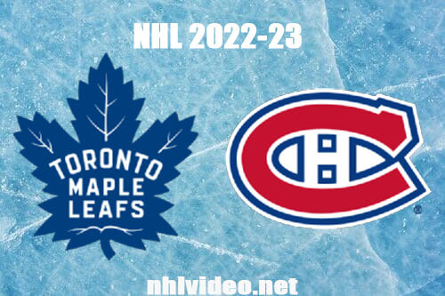 Toronto Maple Leafs vs Montreal Canadiens Full Game Replay Jan 21, 2023 NHL Live Stream