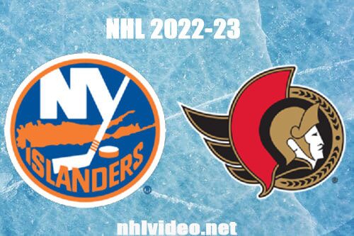 New York Islanders vs Ottawa Senators Full Game Replay Jan 25, 2023 NHL Live Stream