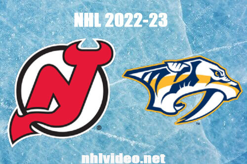 New Jersey Devils vs Nashville Predators Full Game Replay Jan 26, 2023 NHL Live Stream