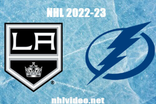 Los Angeles Kings vs Tampa Bay Lightning Full Game Replay Jan 28, 2023 NHL Live Stream