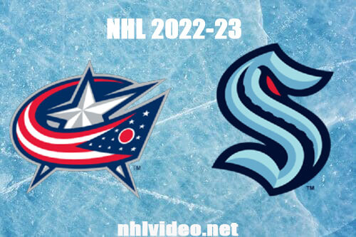 Columbus Blue Jackets vs Seattle Kraken Full Game Replay Jan 28, 2023 NHL Live Stream