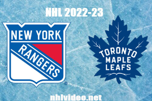 New York Rangers vs Toronto Maple Leafs Full Game Replay Jan 25, 2023 NHL Live Stream