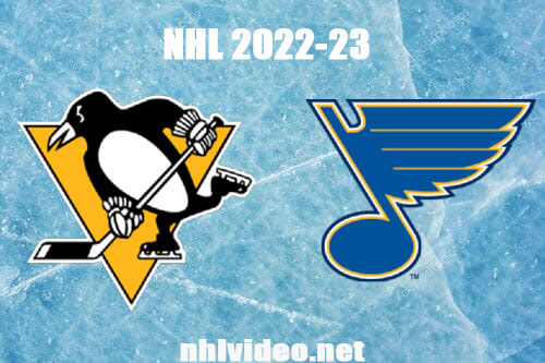 Pittsburgh Penguins vs St. Louis Blues Full Game Replay Feb 25, 2023 NHL Live Stream