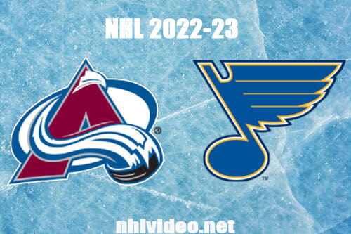 Colorado Avalanche vs St. Louis Blues Full Game Replay Feb 18, 2023 NHL Live Stream