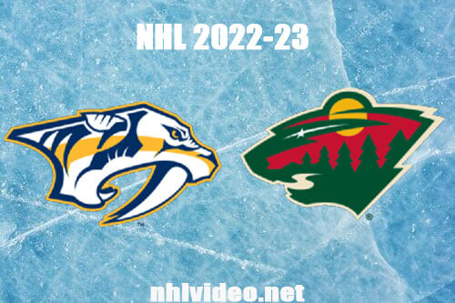 Nashville Predators vs Minnesota Wild Full Game Replay Feb 19, 2023 NHL Live Stream