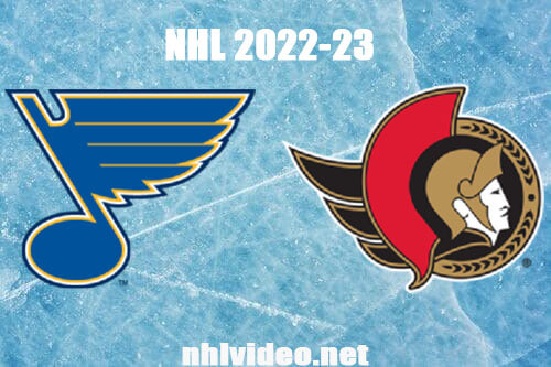 St. Louis Blues vs Ottawa Senators Full Game Replay Feb 19, 2023 NHL Live Stream
