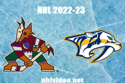 Arizona Coyotes vs Nashville Predators Full Game Replay Feb 13, 2023 NHL Live Stream