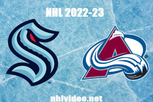 Seattle Kraken vs Colorado Avalanche Full Game Replay Mar 5, 2023 NHL Live Stream